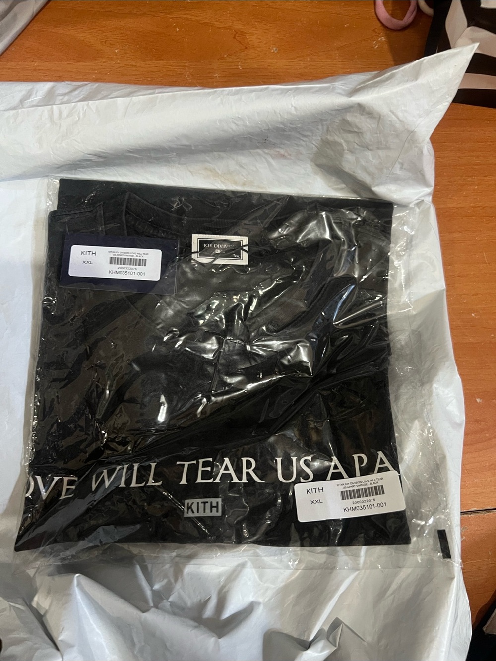 Kith Records for Joy Division Love Will Tear Us Apart Vintage Tee